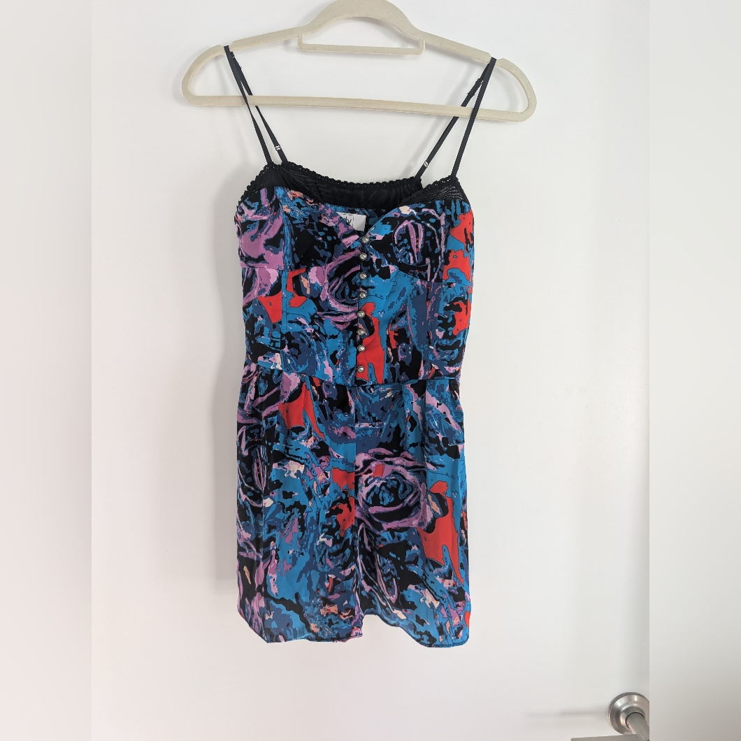 Dv Dolce Vita Printed Romper Size Small